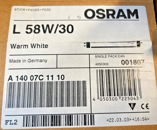 Osram leuchtstofflampe t8 - 1x,