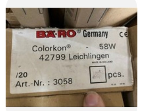 Bäro leuchtstofflampe 58w - leuchtstofflampe,