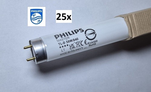25x philips 58w 840 - philips, l